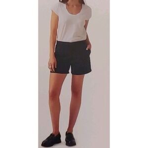 Social Standard sanctuary Black  Fortune Tencel 4" Inseam Midrise Shorts size XL